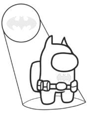 Batman Among Us kolorowanka do druku